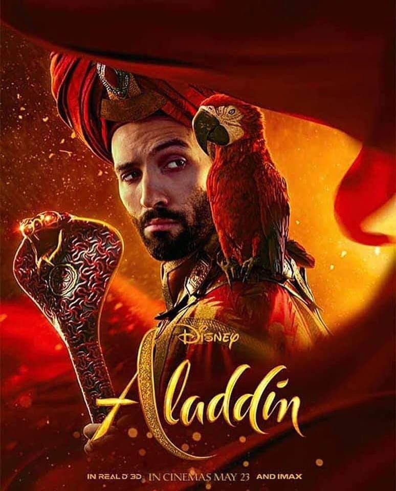 “Aladino” comparte nuevos pósters de los protagonistas de la película