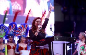 Mara Lezama clausuró la "Fiesta de la Paz".