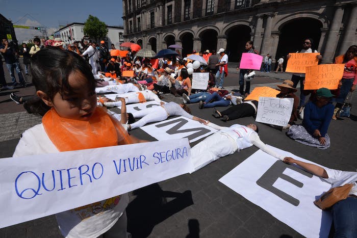 En México 66 de cada 100 mujeres sufren violencia y se asesina entre nueve a 10 mujeres y niñas cada día.
