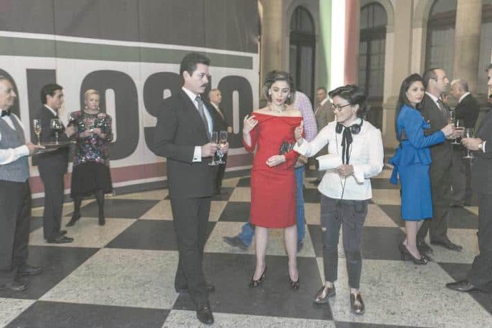 Durante la filmación de uno de los capítulos de la serie, donde Ilse Salas da vida a la esposa de Luis Donaldo, Diana Laura.