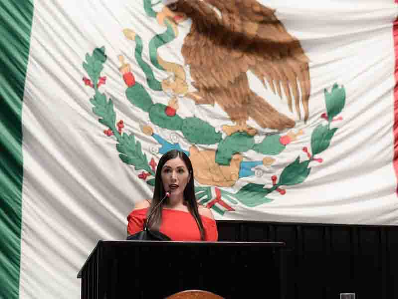 La diputada Candy Ayuso Achach