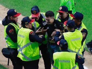 LMB: Aficionado invadió el Estadio Alfredo Harp Helú