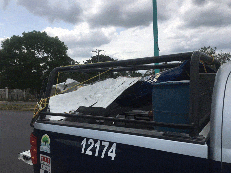 Llama la atención operativo de la Policía Rural Estatal.