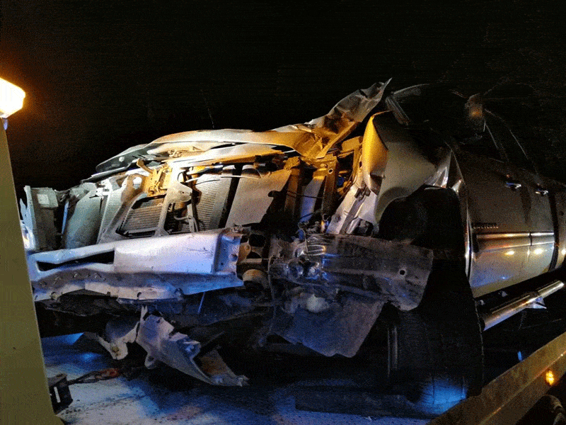 Ebrio conductor provoca el choque carretero por alcance cerca de la comunidad La Presumida en José María Morelos, en la Zona Maya.