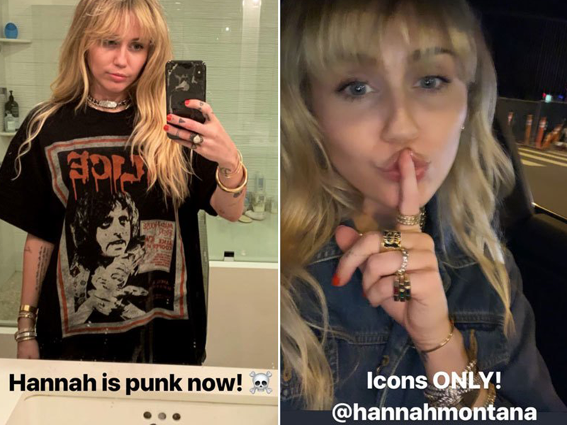 Miley Cyrus revive a Hanna Montana con su nuevo look