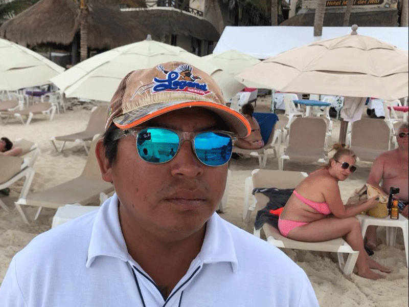 De un 40% en los primeros meses del año, ahorita ronda en un 70%, dice Miguel Quiam, trabajador de un club de playa.
