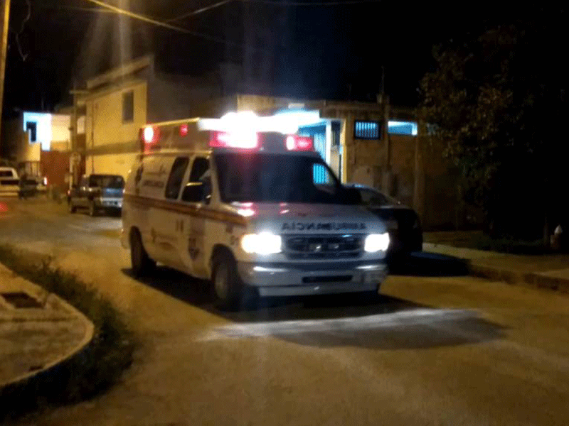 La fémina fue trasladada de emergencia a un hospital.