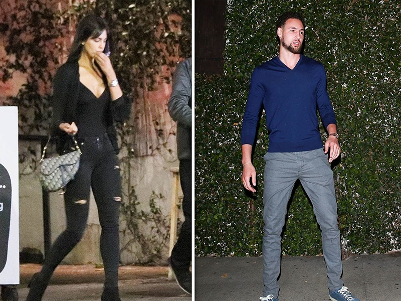 Captan a Eiza González en una cita romántica con el basquetbolista Klay Thompson