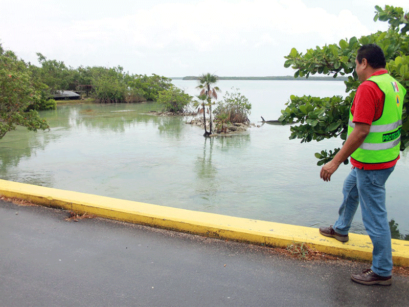 Protección Civil supervisa que los balnearios cuenten con las medidas de protección para los vacacionistas en Semana Santa.
