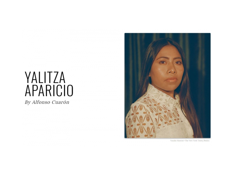 Yalitza Aparicio entre las 100 personas más influyentes del mundo según TIME