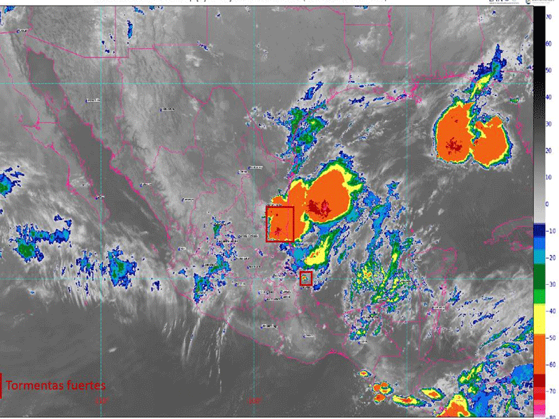 Lluvias hasta por 5.0 mm se esperan para algunas zonas Quintana Roo, pero a pesar de ello persistirán las temperaturas de 35 a 40°C. para este domingo.
