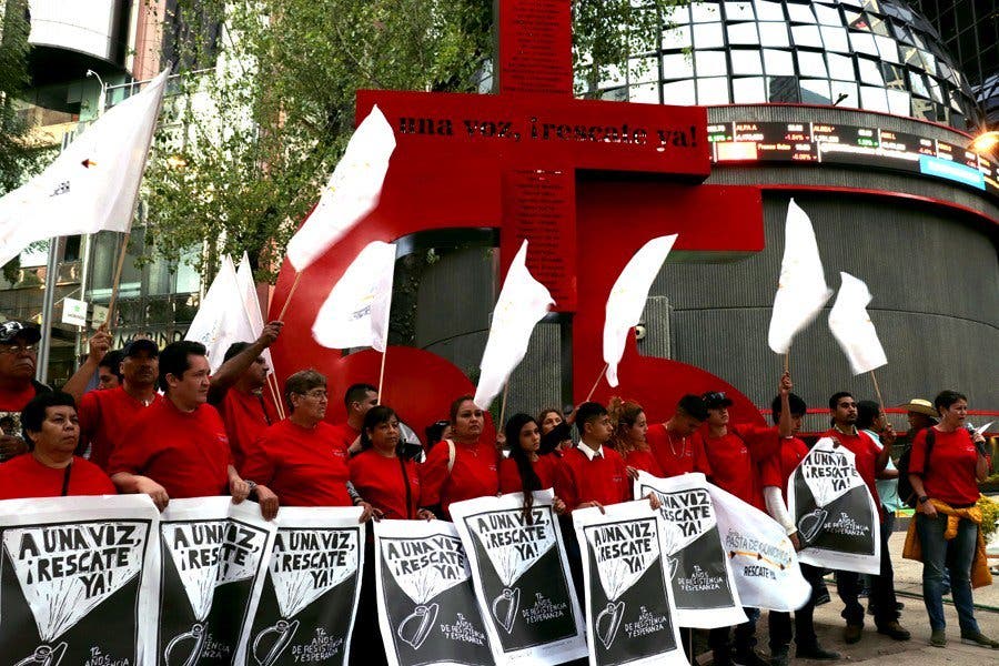 Manifestaciones de familiares hace un año, cuando la tragedia cumplió 12 años.