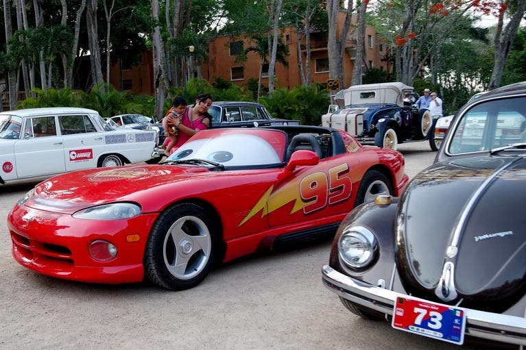 Rally Maya dio para todos, hasta para los más peques de la familia, quienes acudieron a admirar a sus ídolos de la pantalla grande.