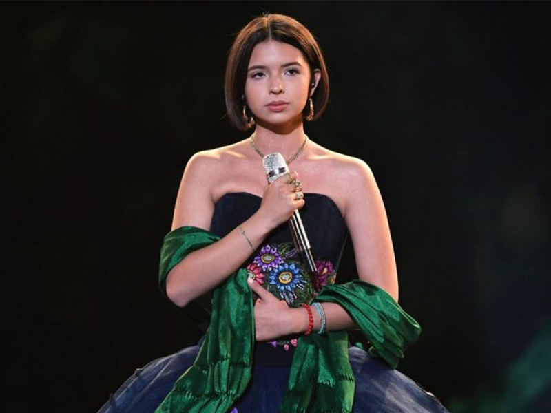 Ángela Aguilar habla sobre los rumores del posible dueto con el nieto de Vicente Fernández