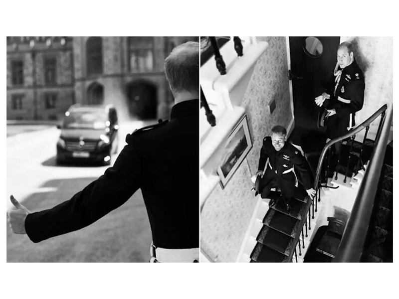 Meghan Markle y el príncipe Harry celebran un año de matrimonio con estas fotos inéditas de su boda