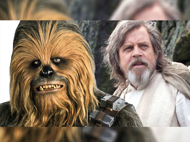 Así le dijo adiós Lucke Skywalker de Chewbacca