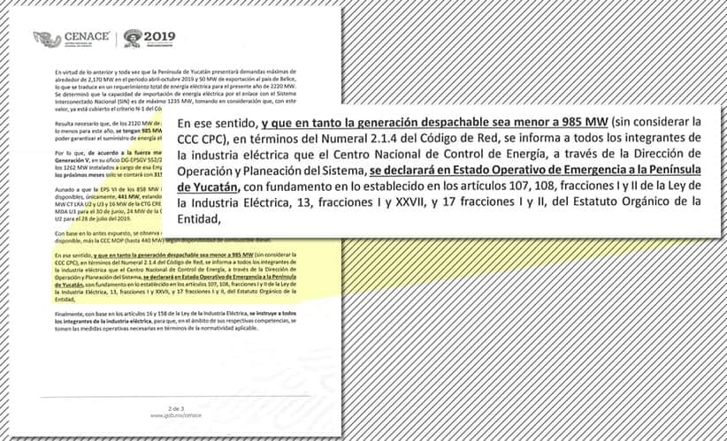 Declaran estado de emergencia en Yucatán por falta de electricidad