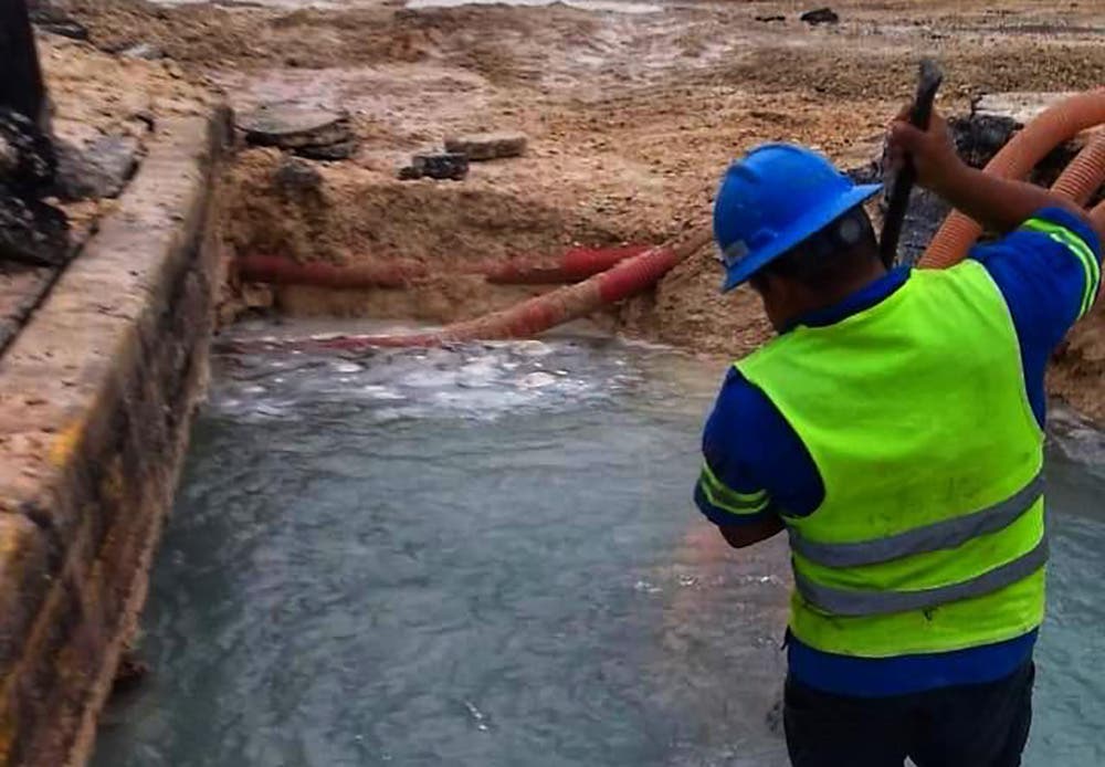 Trabajadores de Aguakan acuden a ´El Crucero´