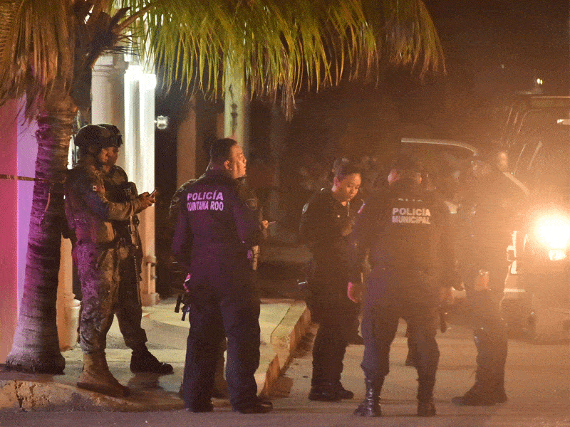 Intento de ejecución en la Supermanzana 227 de Cancún; sicarios corretean a joven por varias calles y le dan alcance a la altura del parque “Los Gemelos”.