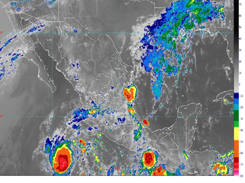 Pronóstico del clima para Quintana Roo; imperan temperaturas calurosas, nubosidad y baja probabilidad de lluvias sobre la región Peninsular.