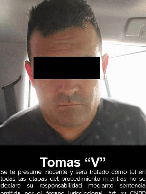 Tomas “V” fue detenido por la Policía de Quintana Roo y elementos de la Marina en Cancún.