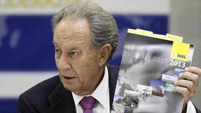 Juan Miguel Villar Mir, propietario de la constructora OHL, hoy Aleatica.