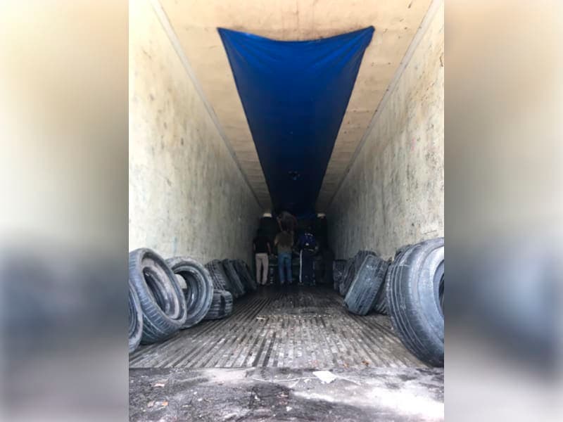 Se realizan viajes fuera de Cozumel para transportar las llantas