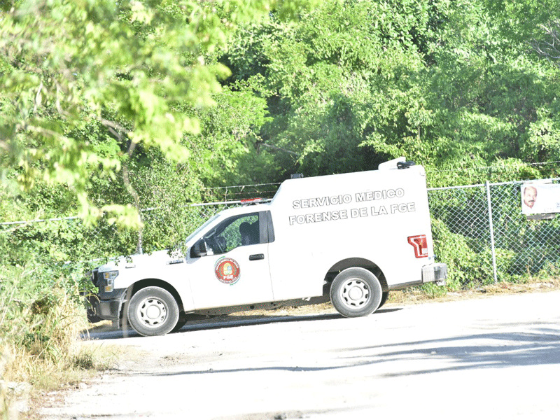 El cuerpo que fue trasladado al Servicio Médico Forense (Semefo).