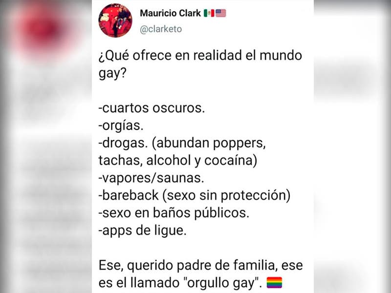 Mauricio Clark, lo que ofrece en realidad el mundo gay