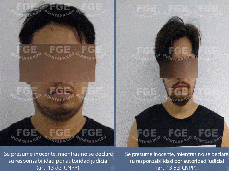 Dos sujetos fueron detenidos: José Guillermo “N” y Josué “N”, quienes fueron remitidos ante el Ministerio Público.