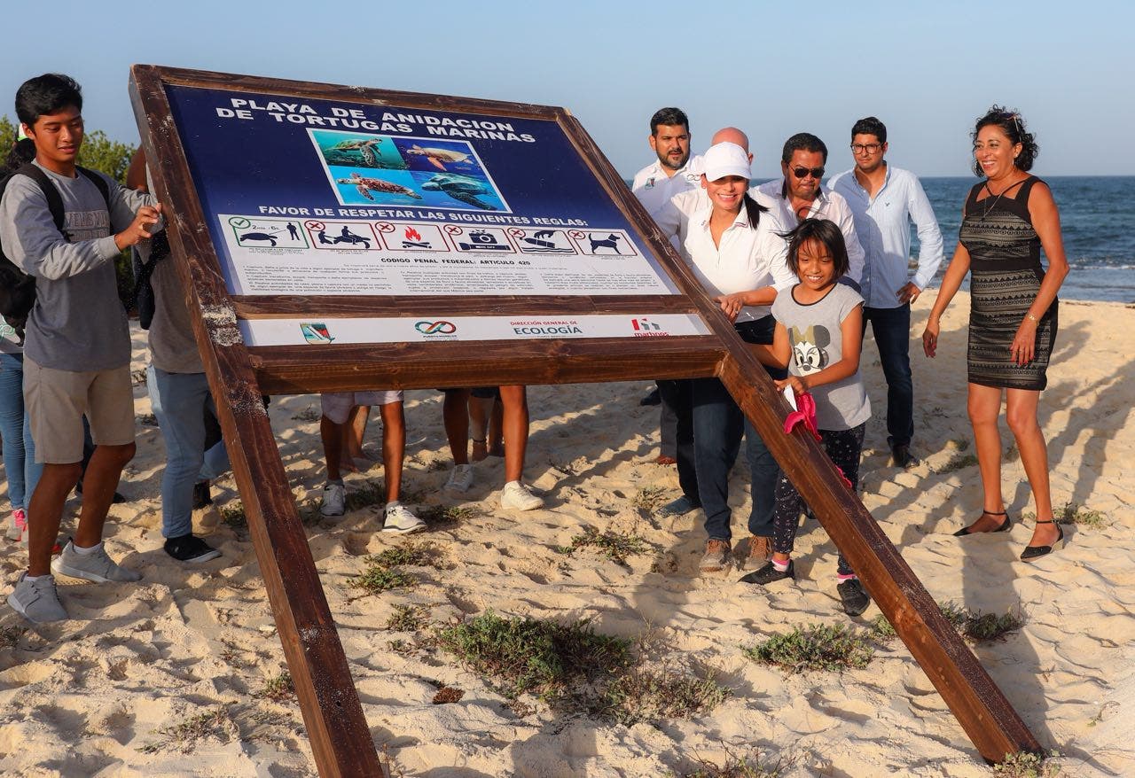 Destaca el apoyo de hoteleros, estudiantes, sociedad civil, dependencias como la Profepa, Semar, y Sedena, así como personal del Parque Nacional Arrecife de Puerto Morelos