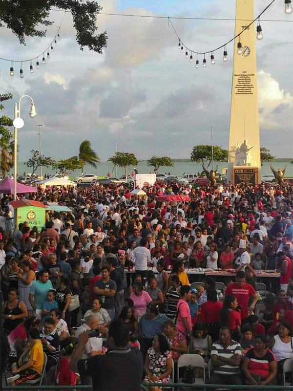 El evento se realizó en la Explanada de la Bandera,