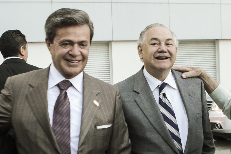 Socios y amigos. Carlos Peralta Quintero, presidente de IUSA, y Raúl Salinas de Gortari, director general adjunto desde hace 10 años.
