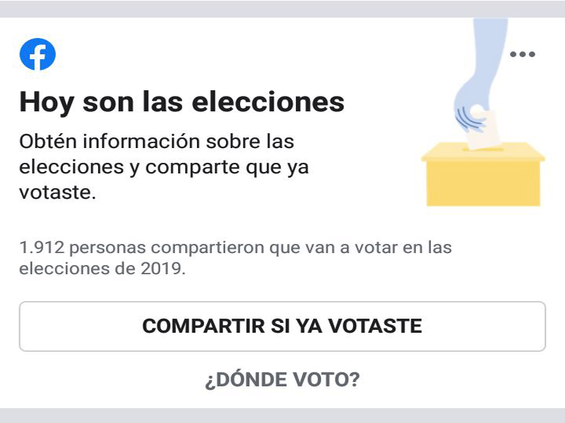 Activa Facebook su Megáfono Electoral para dar seguimiento a los comicios de este domingo 2 de junio en algunos estados, incluido Quintana Roo.