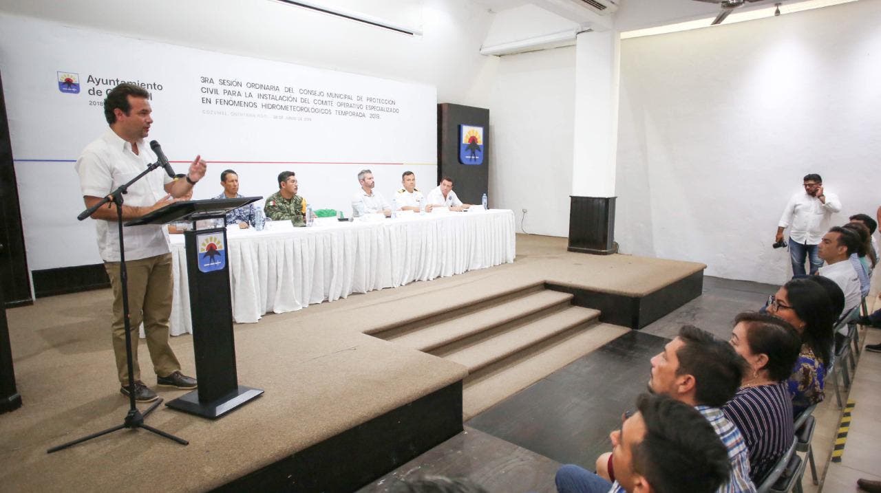 Encabeza Pedro Joaquín la instalación del “Comité Operativo Especializado en Fenómenos Hidrometeorológicos 2019”