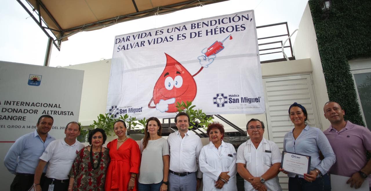 Fomenta Pedro Joaquín la participación ciudadana en la Campaña de Donación de Sangre