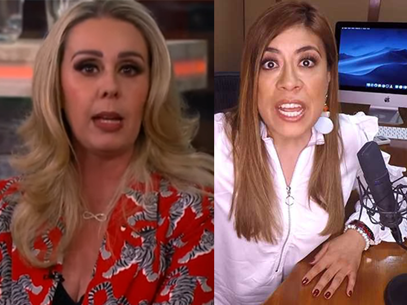 Atala Sarmiento se pelea en redes sociales con una conductora de espectáculos