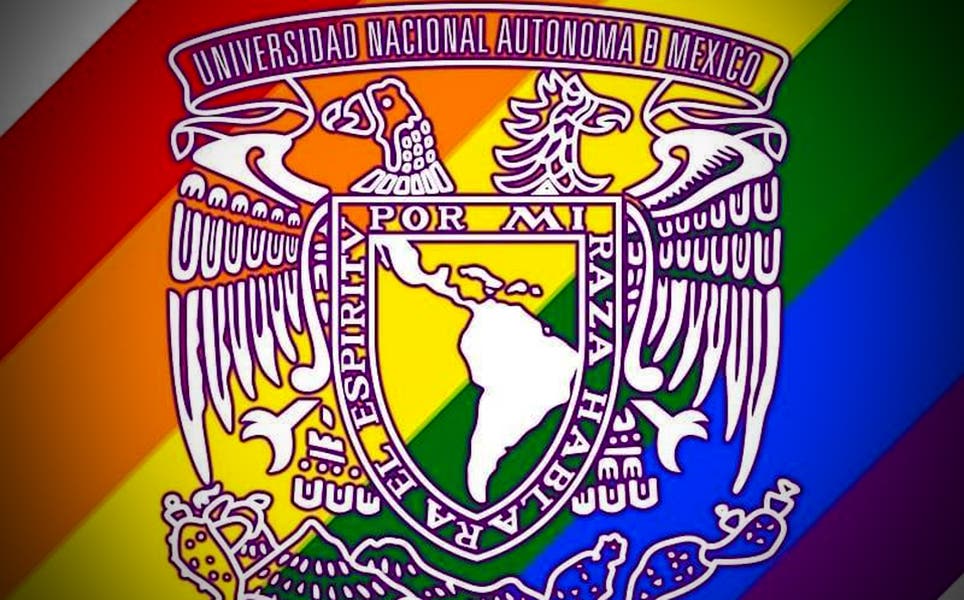 UNAM pinta su escudo y muestra su apoyo a la comunidad LGTB