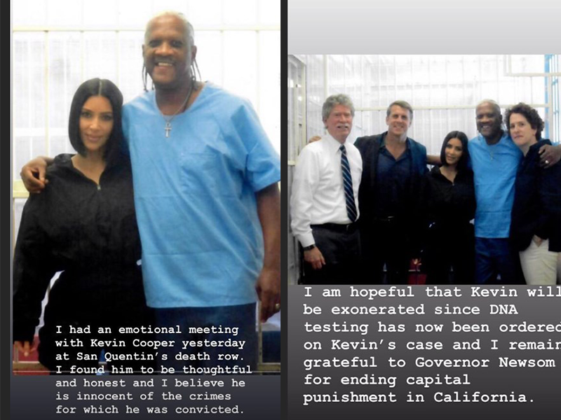 Kim Kardashian sigue trabajando en la liberación de presos