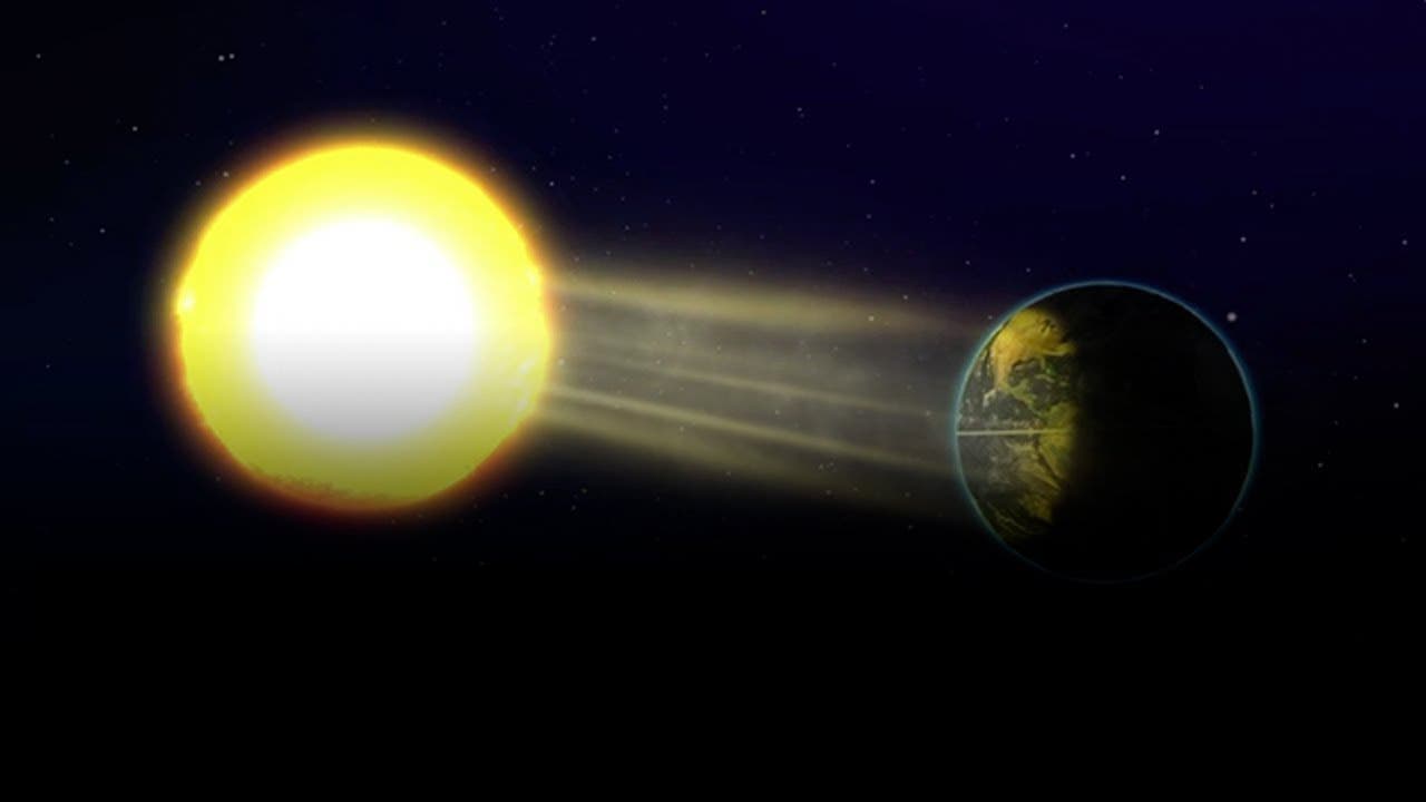 Durante el solsticio de verano el Polo Norte se encuentra más cerca del Sol. Consecuentemente, el hemisferio boreal recibe en ese tiempo mayor cantidad de luz y calor.