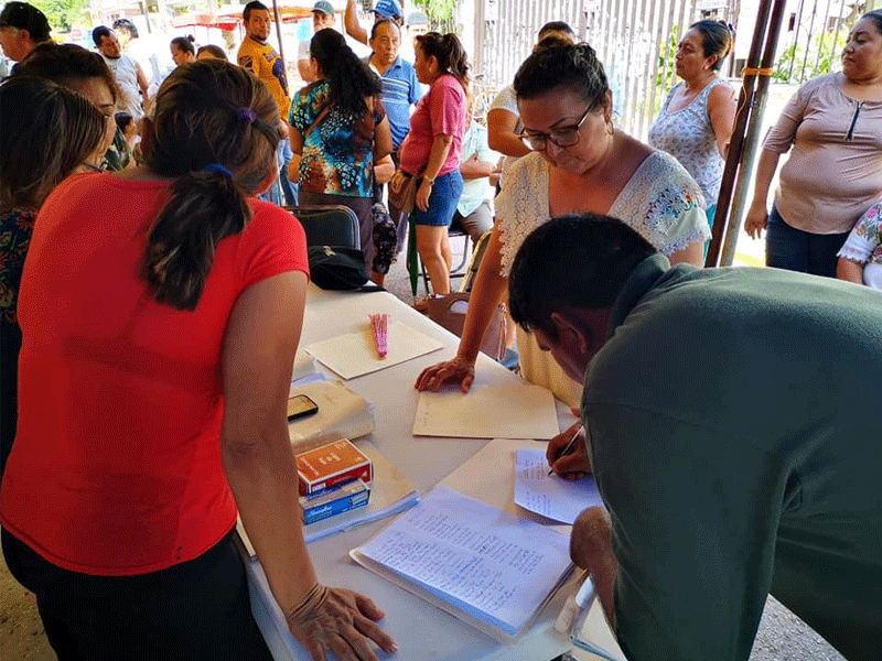 Por ahora mantienen cerradas las oficinas de la CFE en José María Morelos.