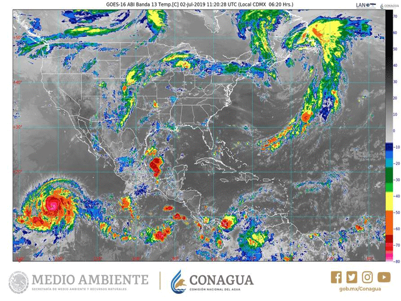 Clima caluroso para Quintana Roo; para este martes se pronosticas temperaturas bochornosas en toda la región de la Península de Yucatán.
