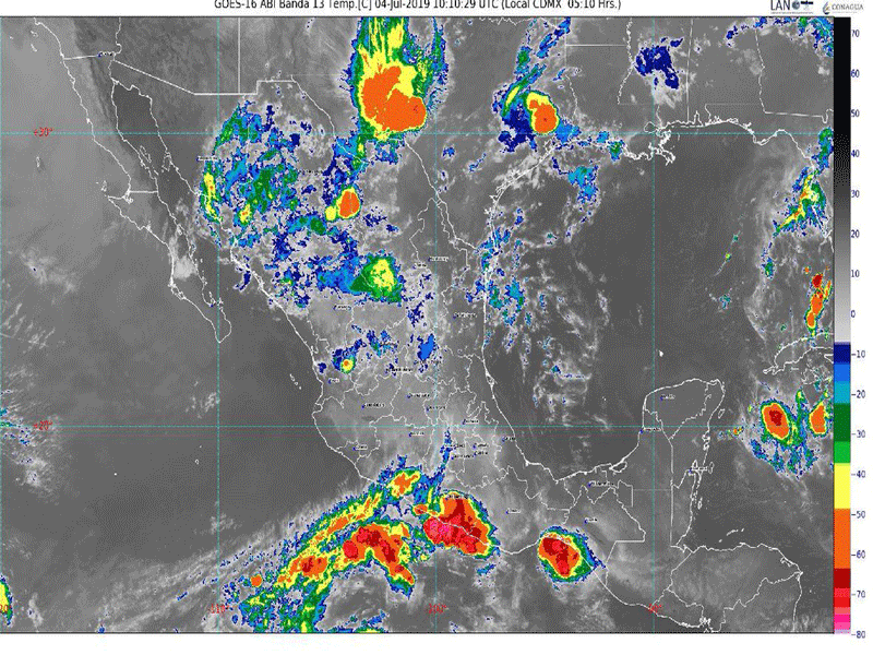 Continúa el clima caluroso para Quintana Roo; se prevén temperaturas bochornosas y baja probabilidad de lluvias aisladas sobre la región Peninsular.