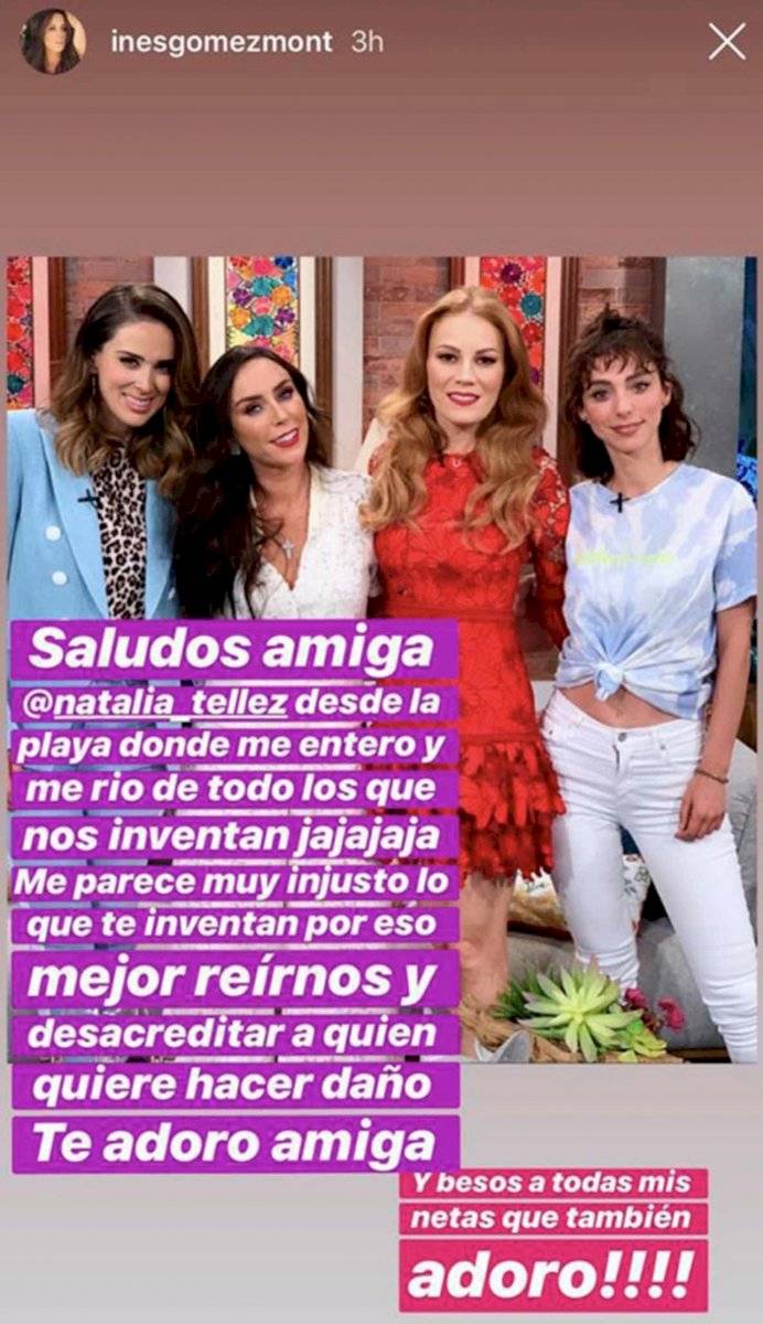 Inés Gómez Mont habla de su rivalidad con Natalia Téllez