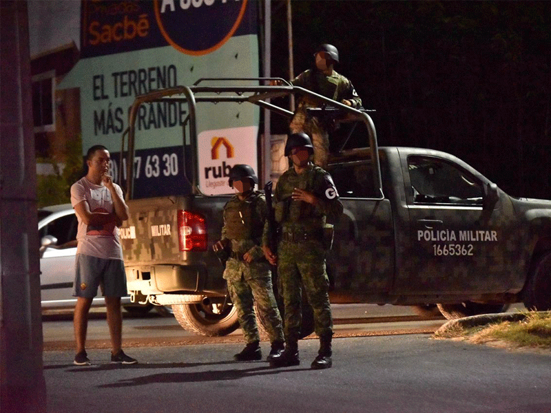 Hasta elementos de la Guardia Nacional se desplazaron tras el reporte al 911.