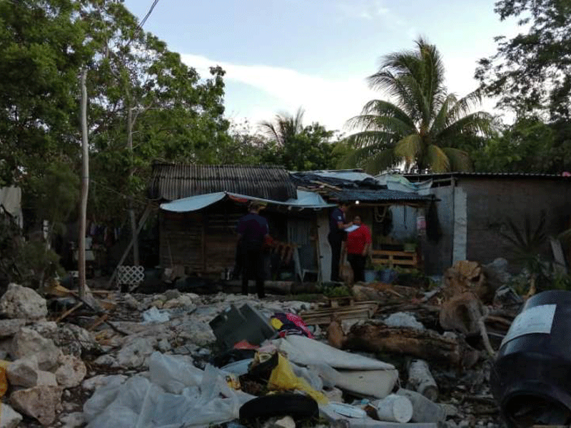 Rescatan a niño maltratado en la Región 235 de Cancún; fueron sus abuelos los que hicieron la denuncia para que las autoridades del Geavi se hicieran cargo.