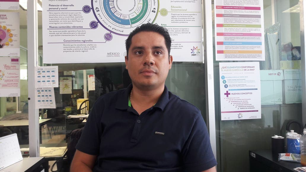 Arturo Lagunes Grajales director de Educación Media Superior en Quintana Roo.