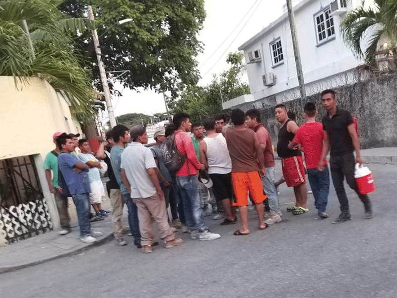 El sitio del ataque es un lugar frecuentado por obreros.