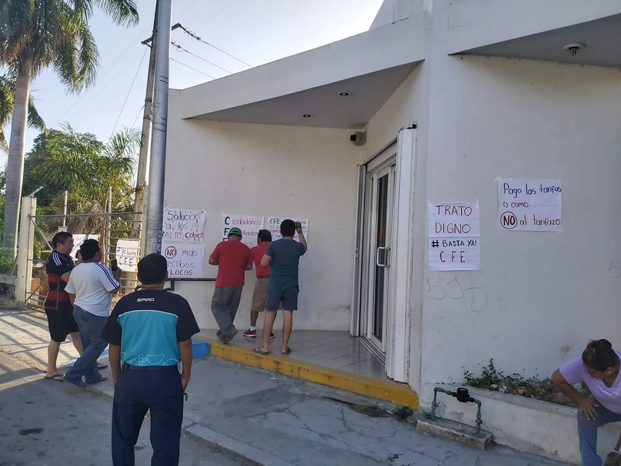 Entregarán demandas contra CFE en Felipe C.