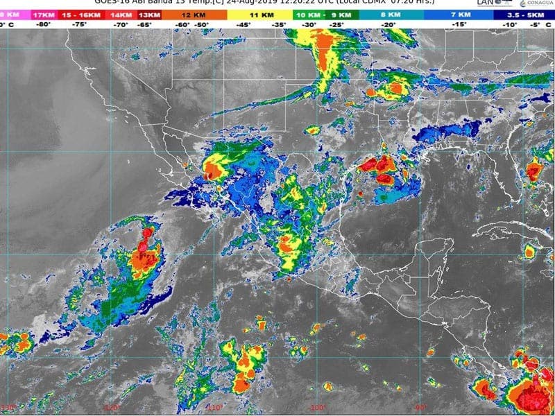 Clima: Se esperan lluvias aisladas para Quintana Roo; las temperaturas oscilarán entre los 35 a 40 grados Celsius en la región de la Península.